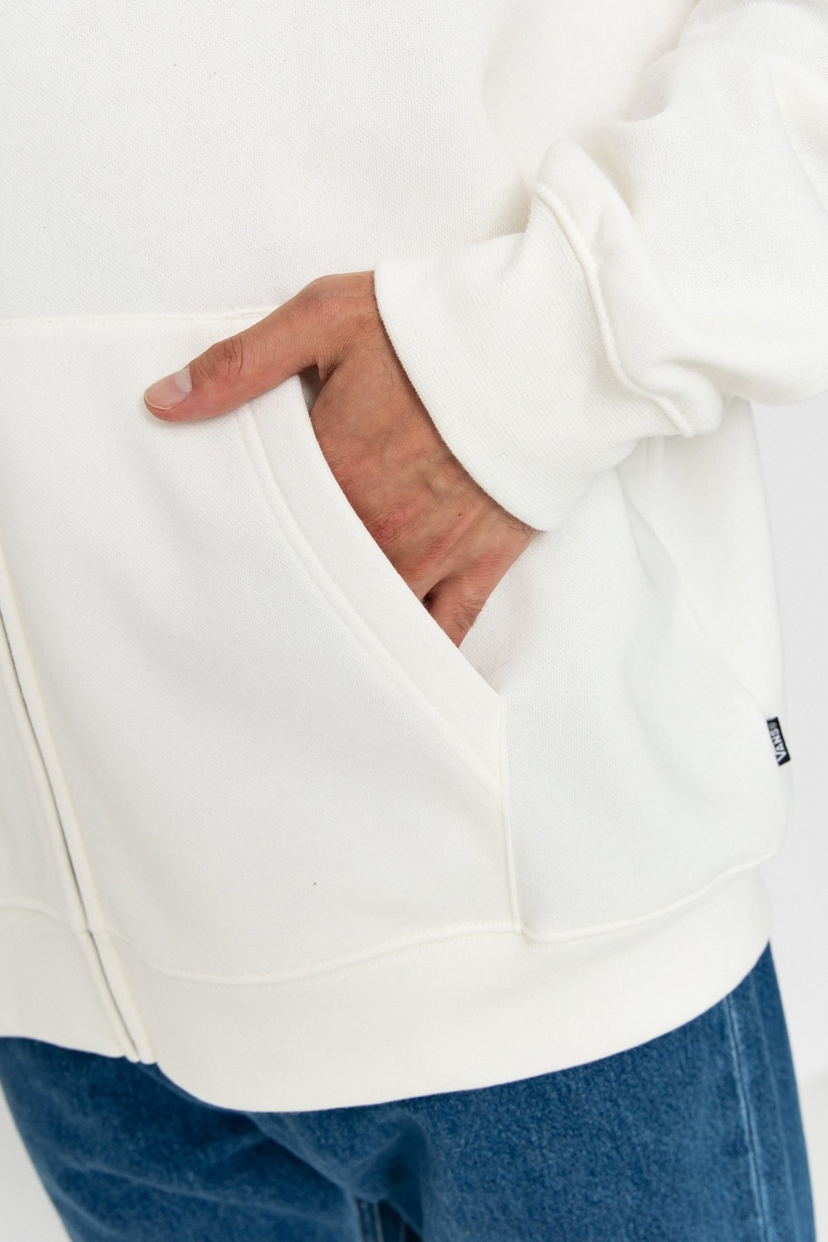 VANS METAL WALL FULL ZIP en color BLANCO (3)