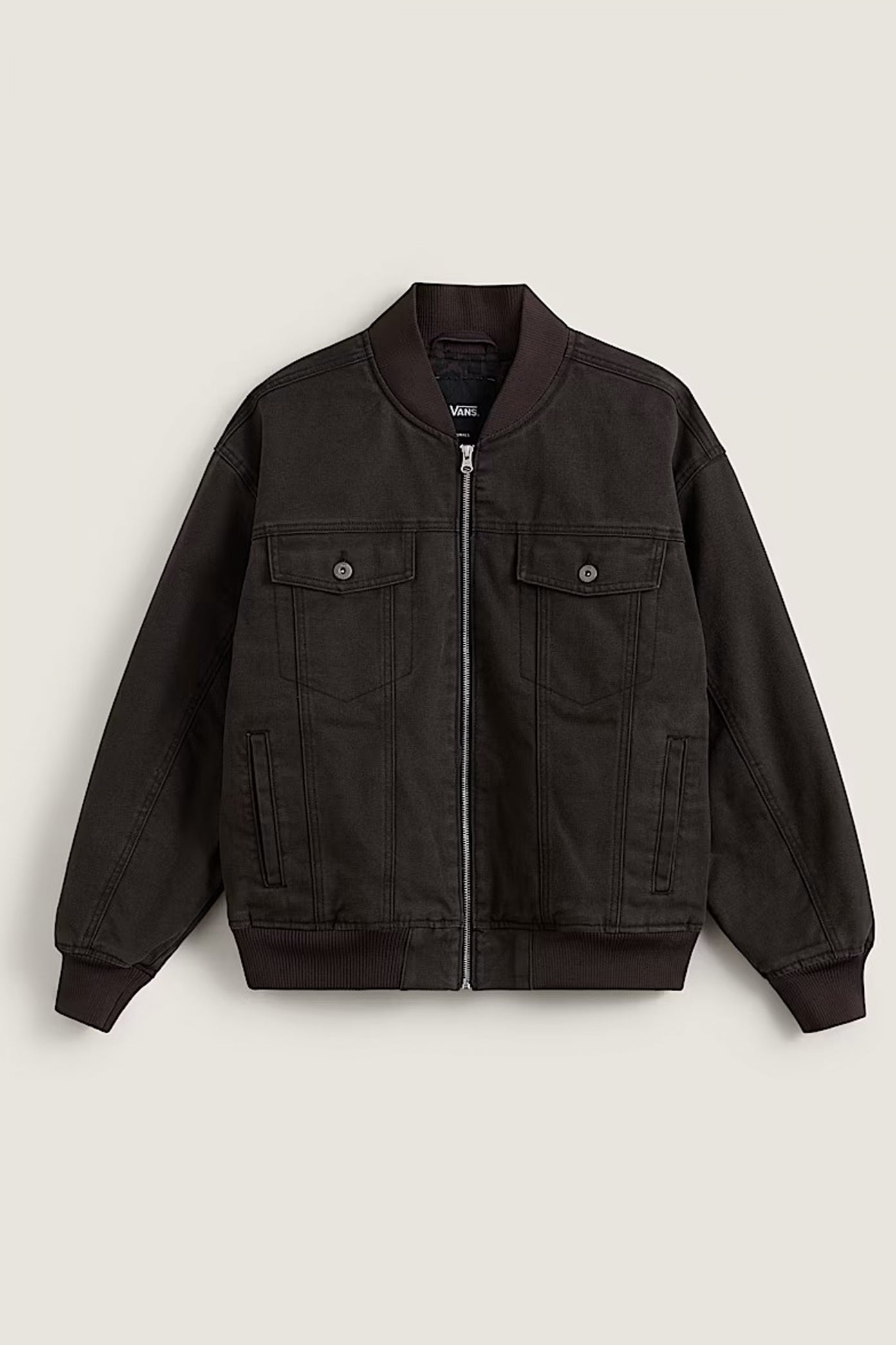 VANS TRUCKSTOP BOMBER JACKE en color MARRON (2)