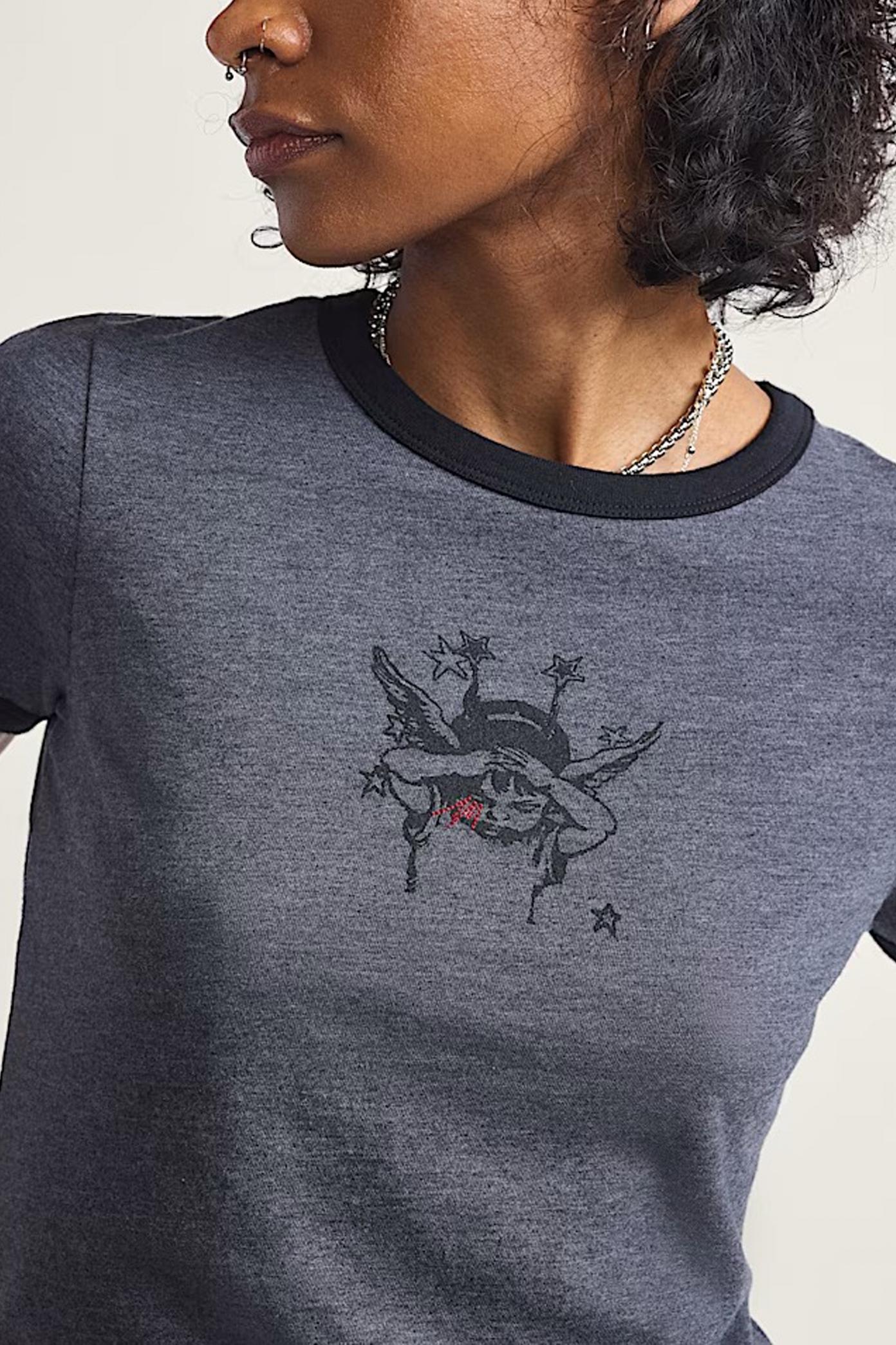 VANS CRUZING RINGER TEE en color GRIS (4)