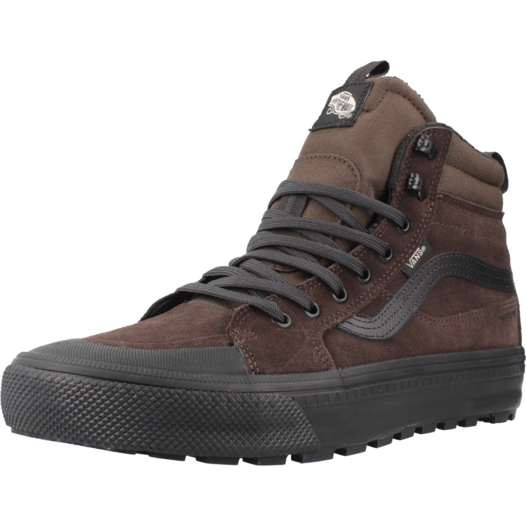 VANS MTE SK-HI WATERPROOF en color MARRON (1)