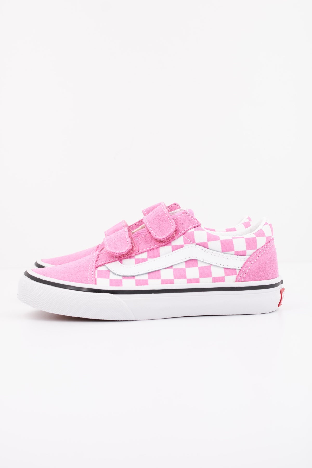 VANS OLD SKOOL V CHECKERBOA en color ROSA (1)