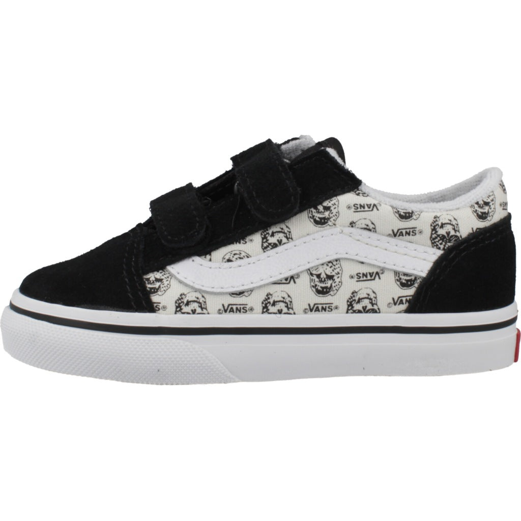 VANS OLD SKOOL V SKULLS en color NEGRO (2)