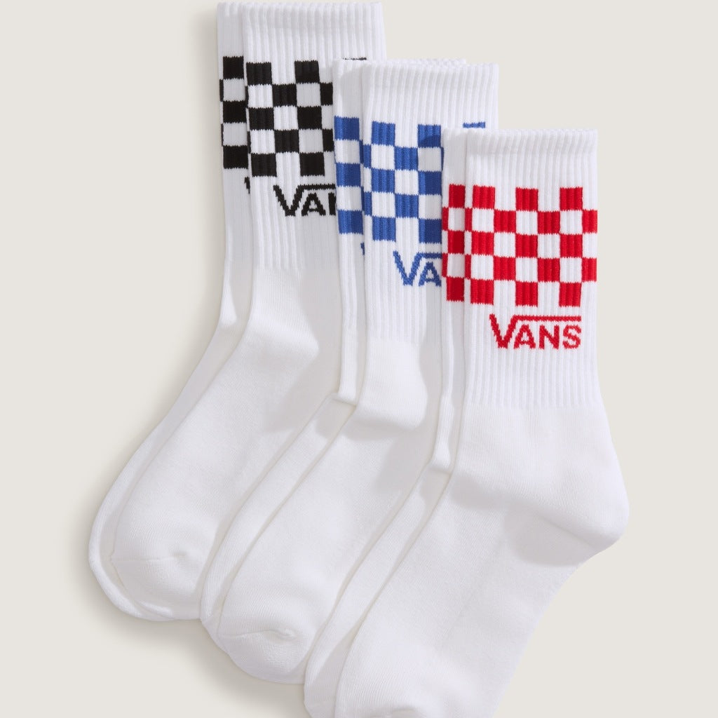 VANS VNQBUWHT CLASSIC CHECK CREW en color BLANCO (5)
