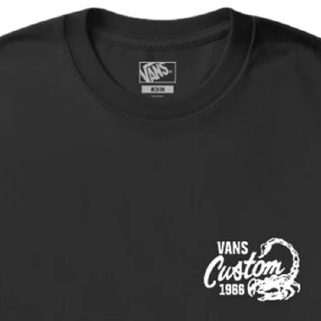 VANS VNXSBLK CUSTOM CAT TEE en color NEGRO (6)