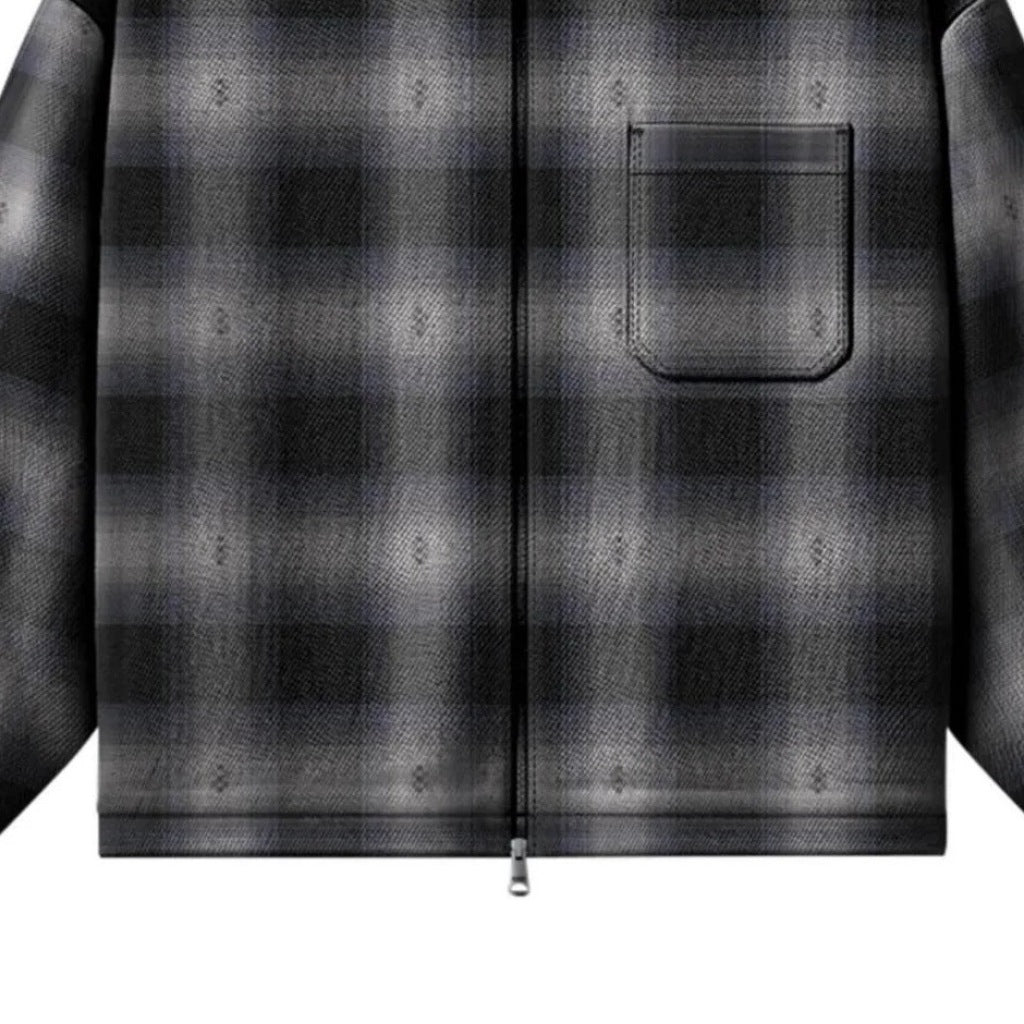 VANS VNUBLK LARKSPUR ZIP PLAID en color NEGRO (6)
