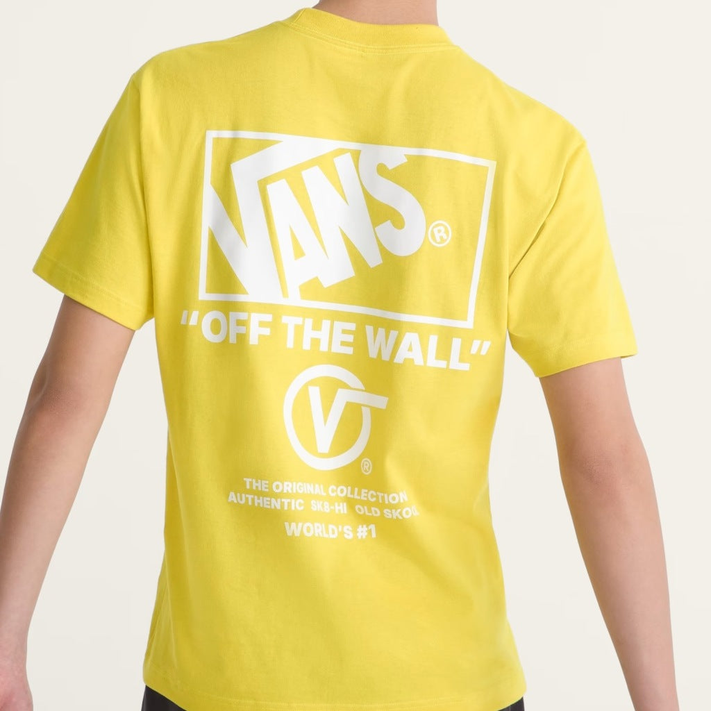 VANS VNPEWGRV STACKED HI SS TEE en color AMARILLO (5)