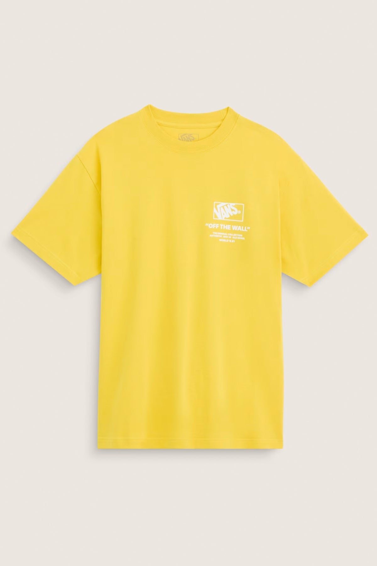 VANS VNPEWGRV STACKED HI SS TEE en color AMARILLO (1)