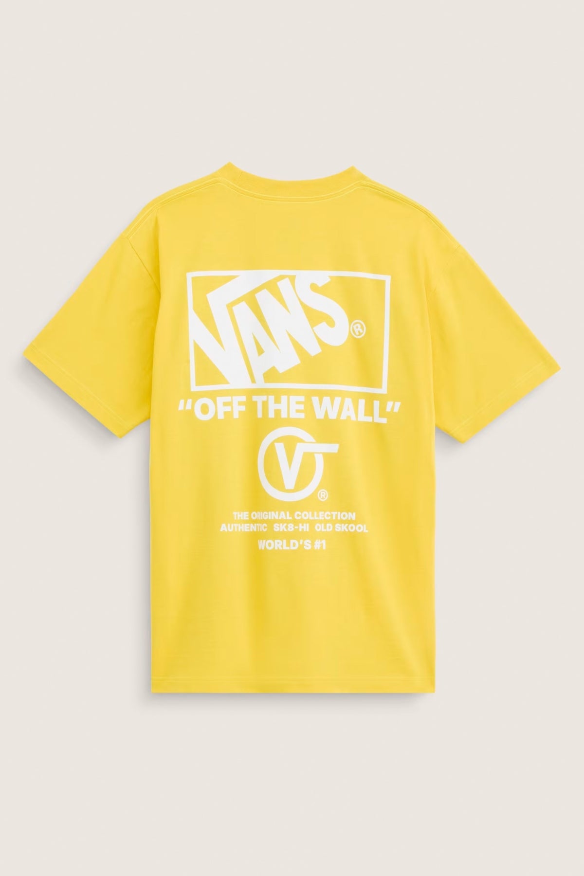 VANS VNPEWGRV STACKED HI SS TEE en color AMARILLO (3)