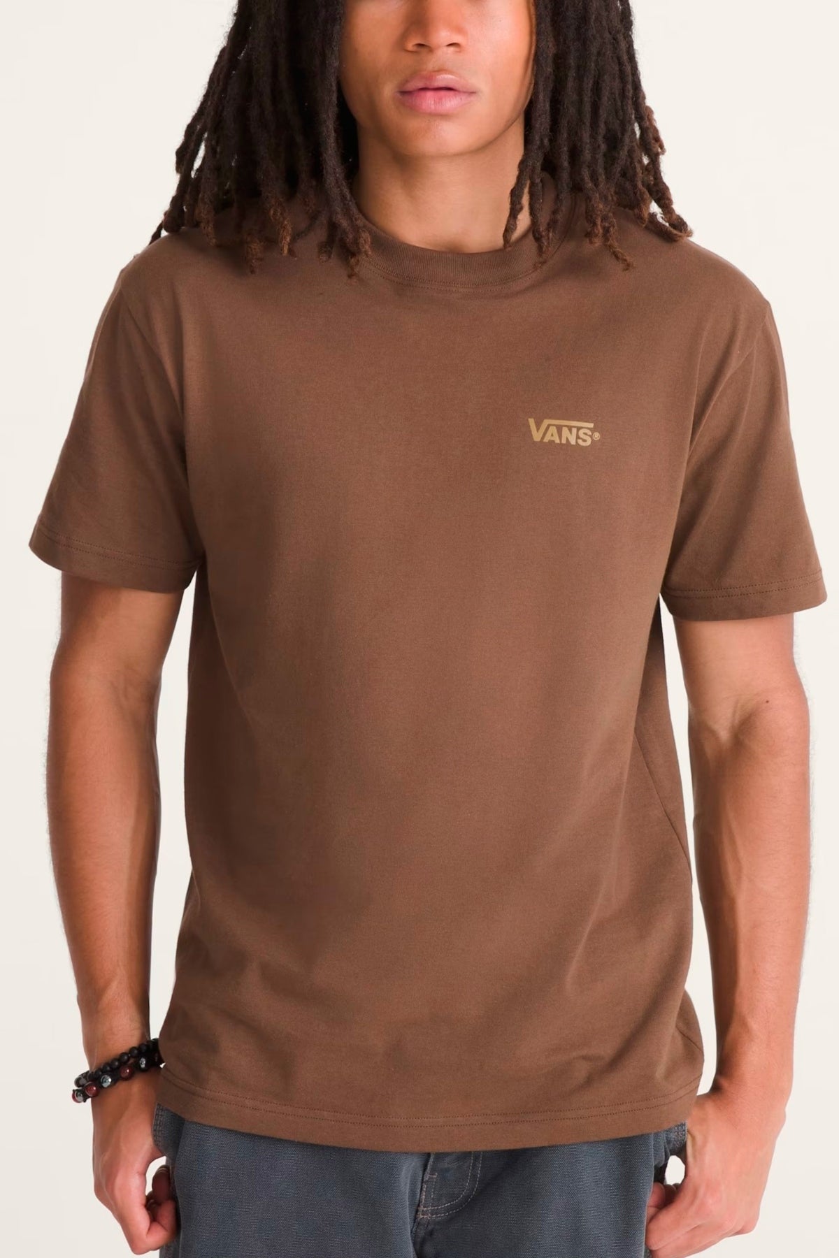 VANS VNTBXFST NEW LEFT CHEST SS TEE en color MARRON (1)