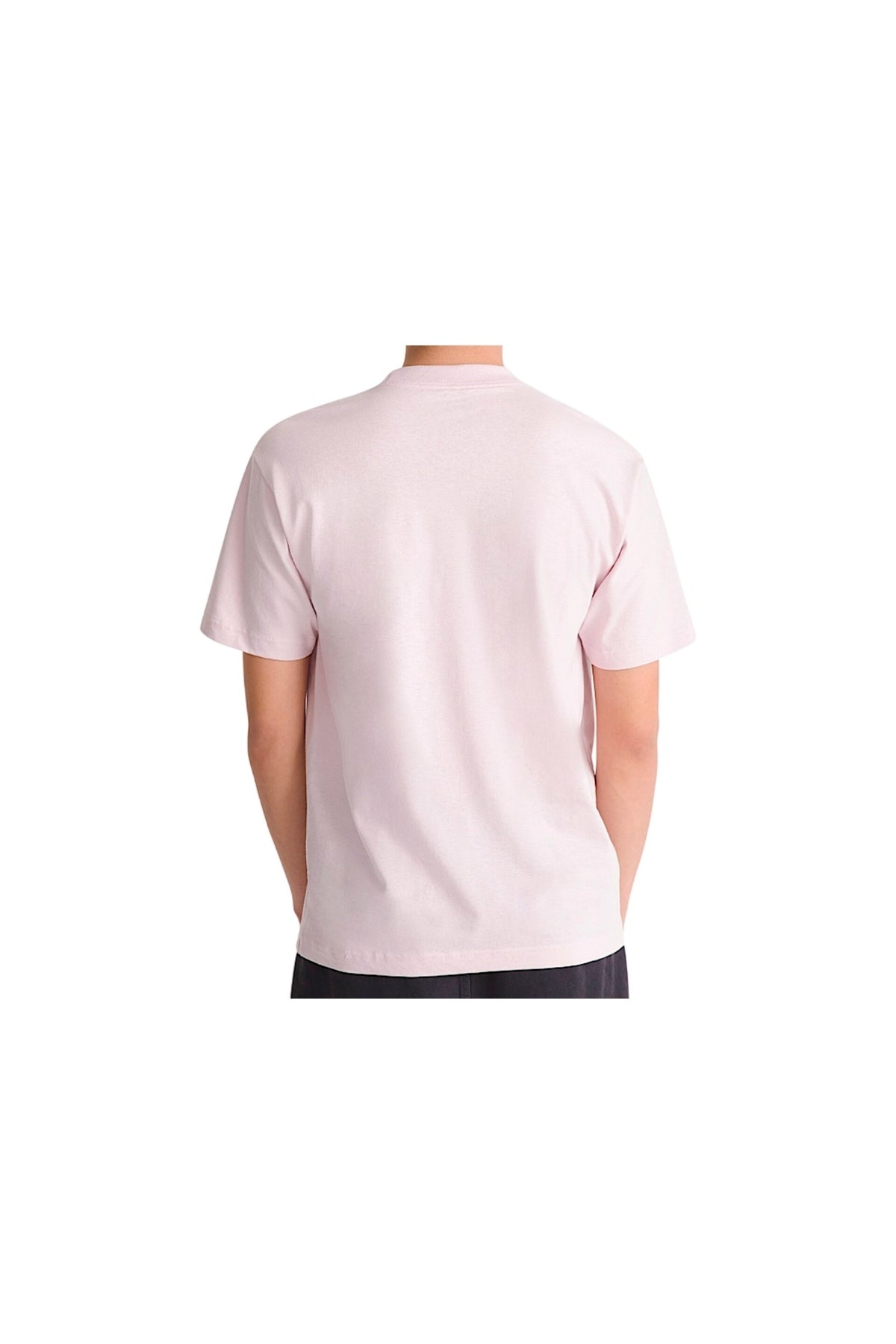 VANS VNTBXHH NEW LEFT CHEST SS TEE en color ROSA (2)