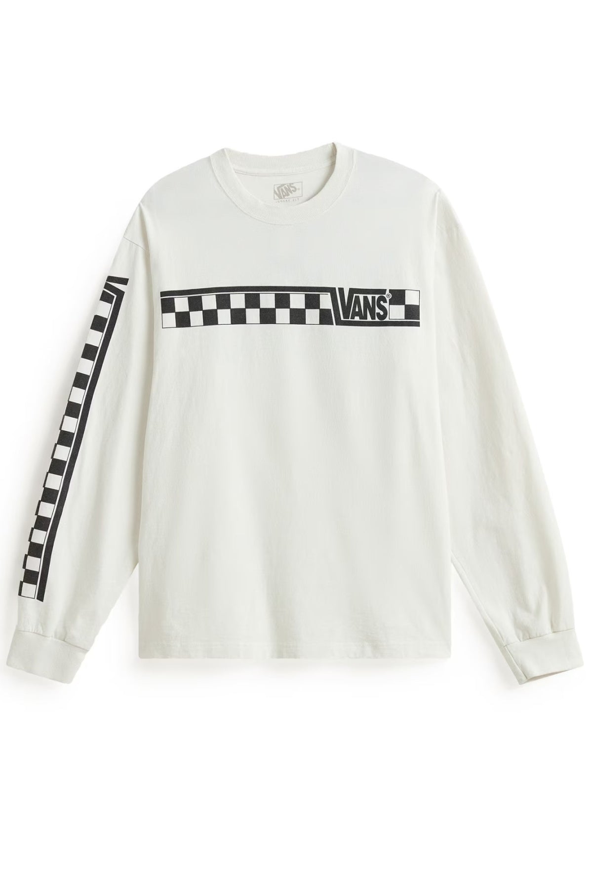 VANS VNXBFS VANS RACING LS TEE en color BLANCO (1)