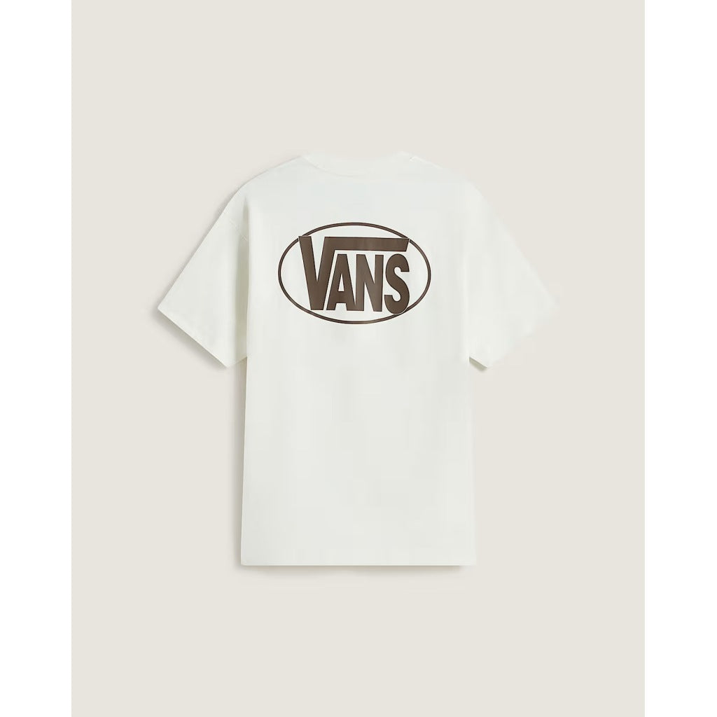 VANS VNFEFS OVAL LOGO LOOSE SS TEE en color BLANCO (6)