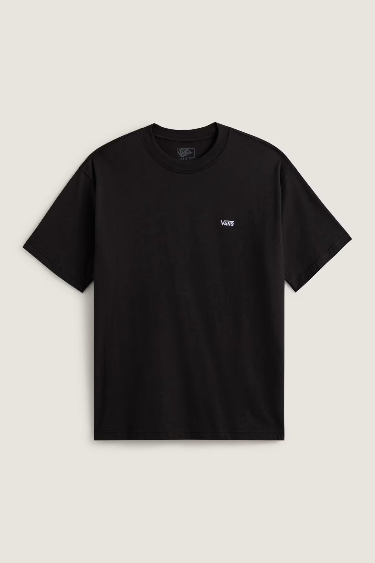 VANS VNFFBLK LEFT CHEST II LOOSE SS en color NEGRO (1)