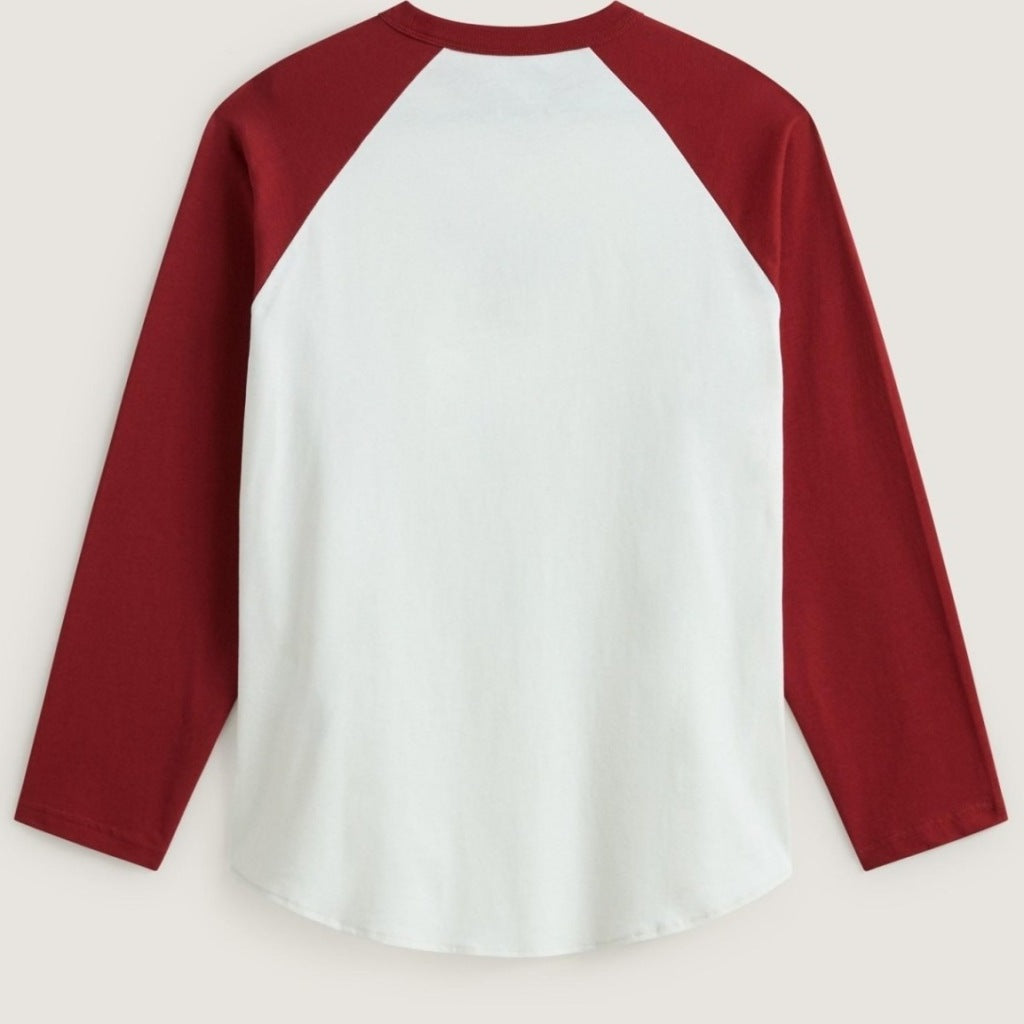 VANS VNFNH CORE RAGLAN LS TEE en color BLANCO (5)