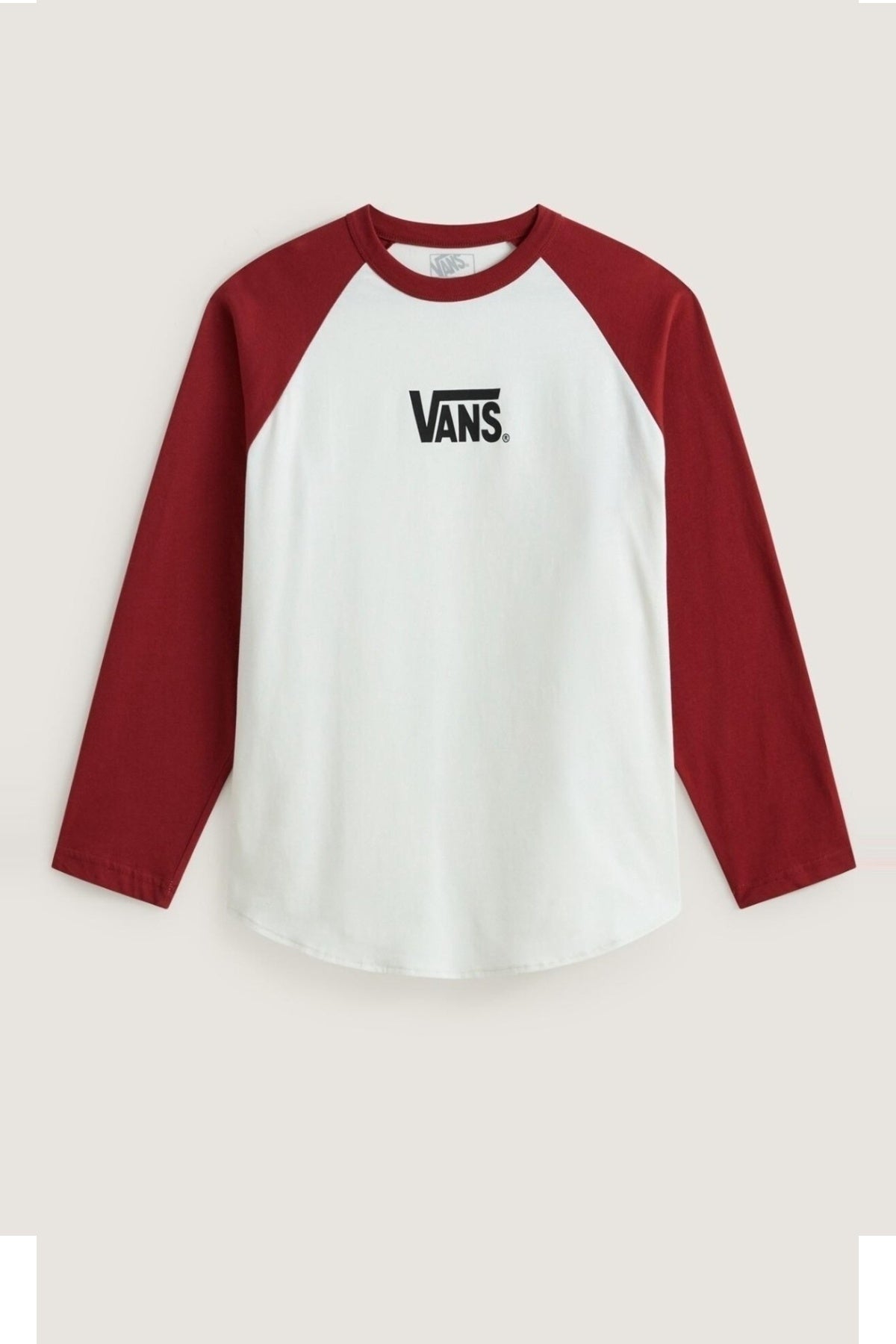 VANS VNFNH CORE RAGLAN LS TEE en color BLANCO (1)