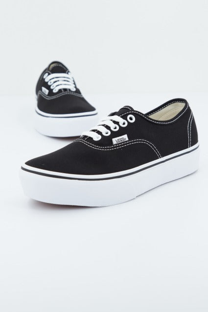 VANS UA AUTHENTIC PLATFOR BLAC en color NEGRO (1)