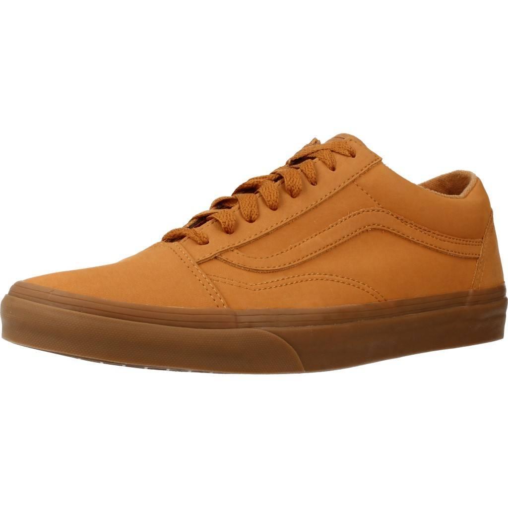 VANS UA OLD SKOOL en color MARRON CLARO (1)