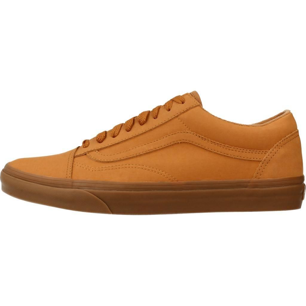 VANS UA OLD SKOOL en color MARRON CLARO (2)