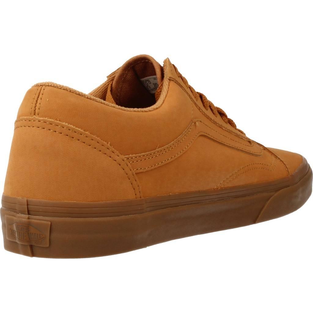VANS UA OLD SKOOL en color MARRON CLARO (3)