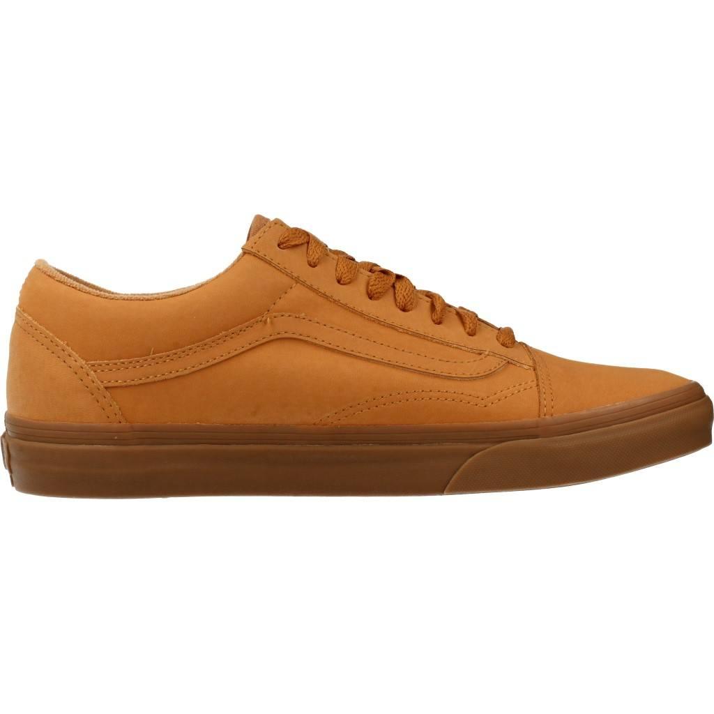 VANS UA OLD SKOOL en color MARRON CLARO (4)