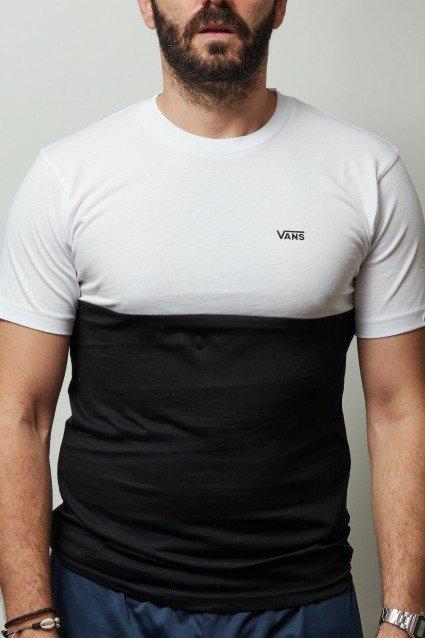 VANS COLORBLOCK TEE en color NEGRO (1)