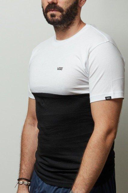 VANS COLORBLOCK TEE en color NEGRO (2)