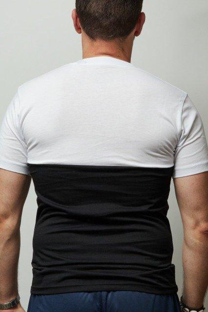 VANS COLORBLOCK TEE en color NEGRO (3)