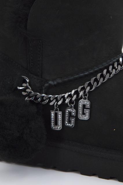 UGG Classic UGG Charm Mini en color NEGRO (4)