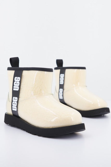 UGG K CLASSIC CLEAR MINI II en color BEIS (2)