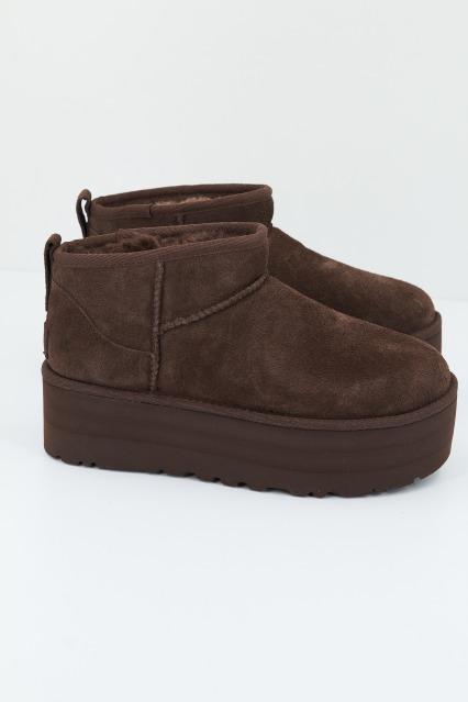 UGG CLASSIC ULTRA MINI PLATF en color MARRON (1)