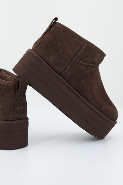 UGG CLASSIC ULTRA MINI PLATF en color MARRON (2)
