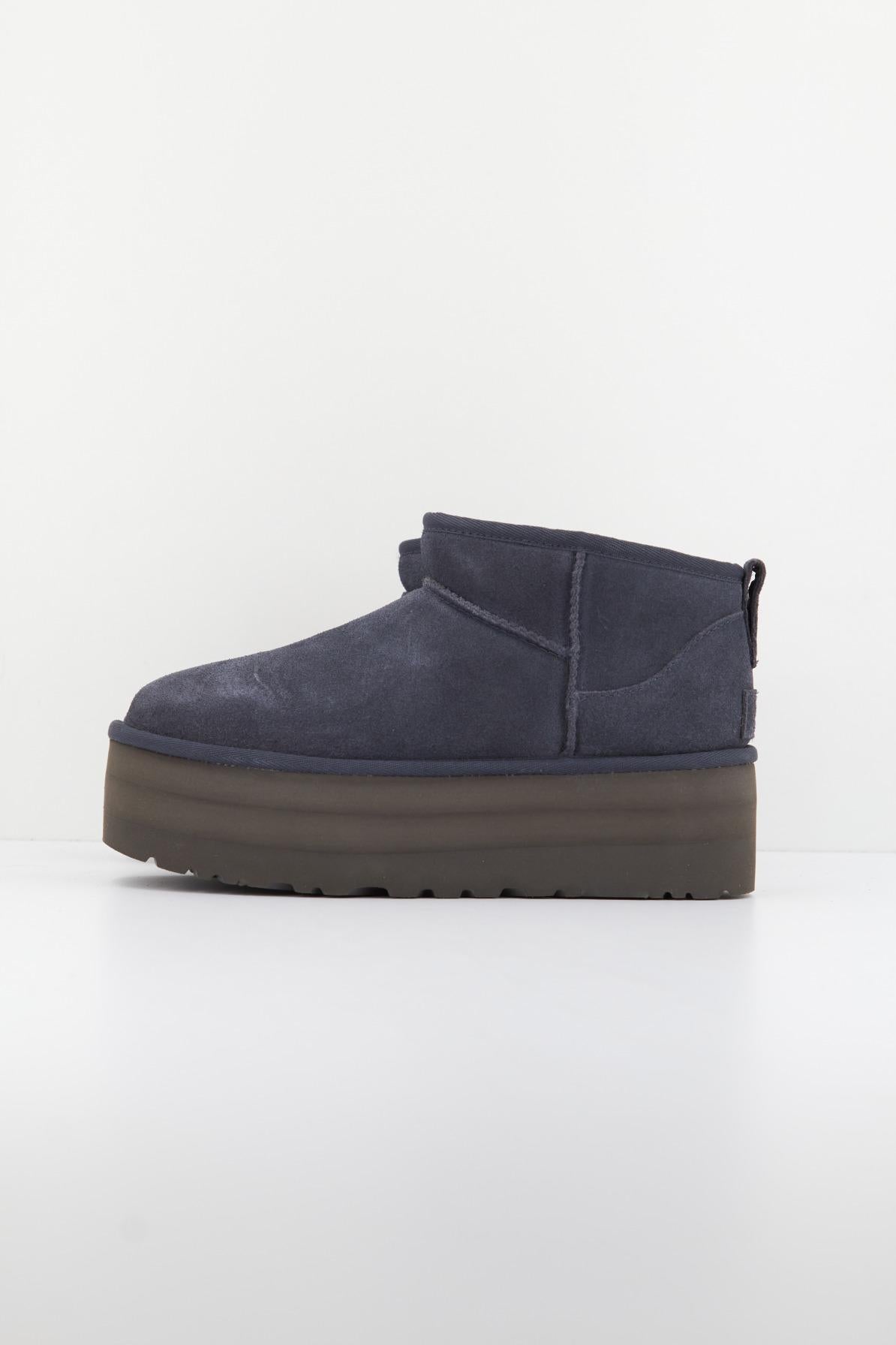UGG CLASSIC ULTRA MINI PLATF en color AZUL (1)