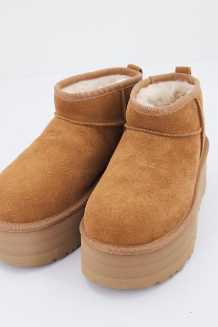 UGG CLASSIC ULTRA MINI PLATF en color MARRON (4)