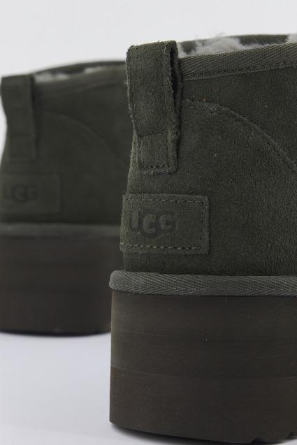 UGG CLASSIC ULTRA MINI PLATF en color VERDE (3)
