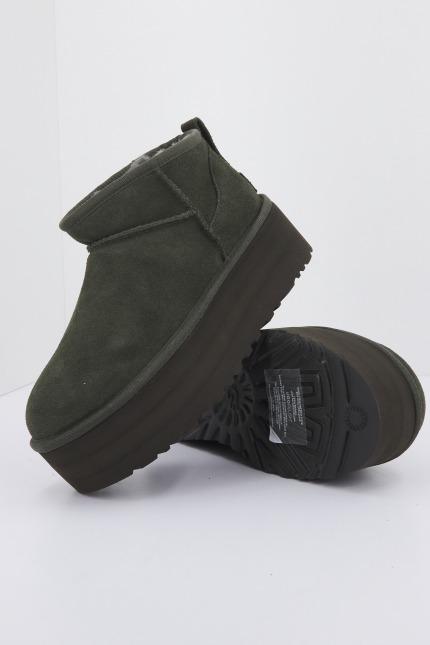UGG CLASSIC ULTRA MINI PLATF en color VERDE (4)