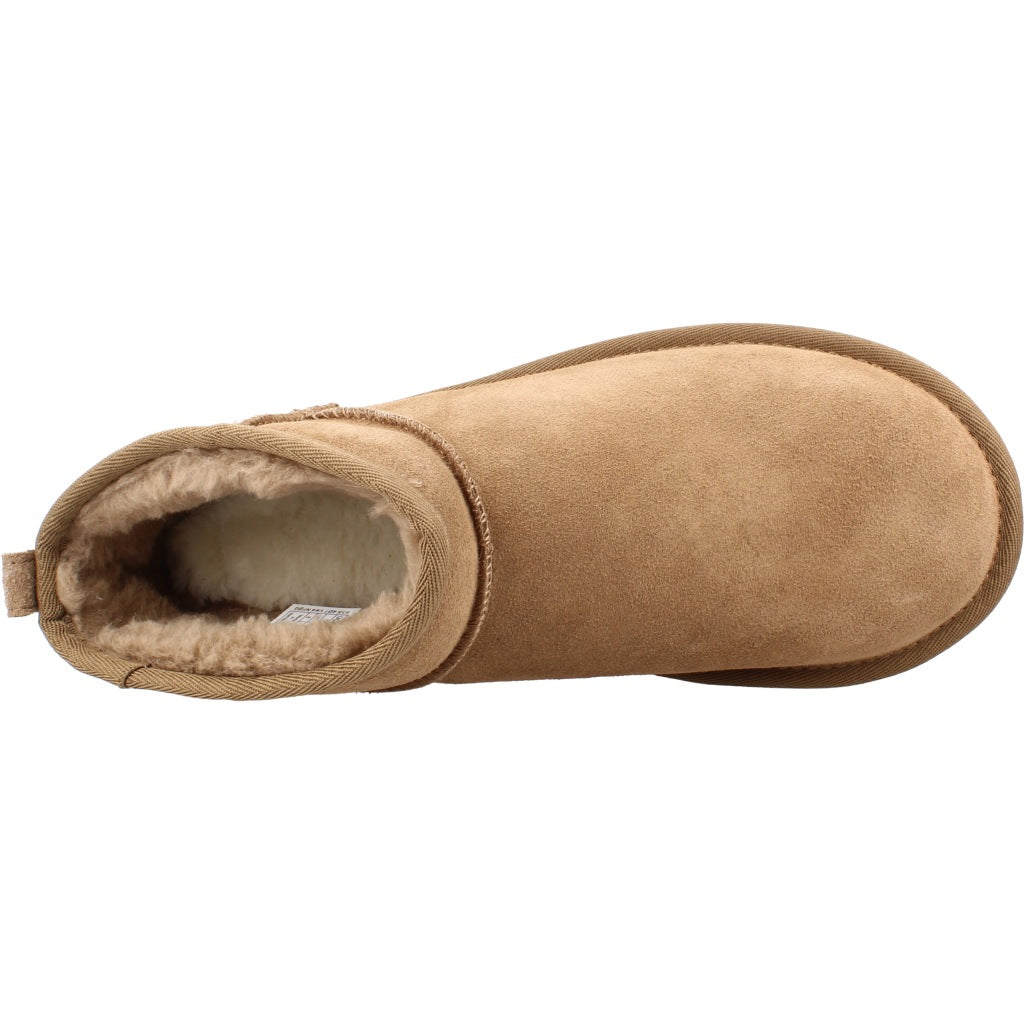 UGG CLASSIC ULTRA MINI PLATF en color MARRON CLARO (7)