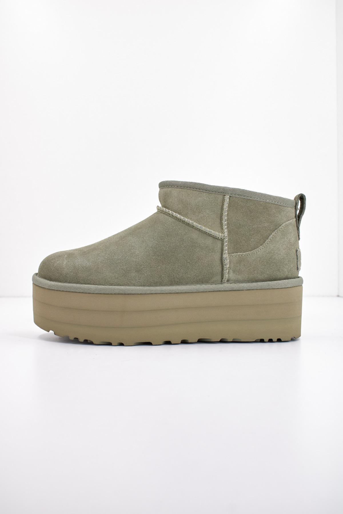 UGG W CLASSIC ULTRA MINI PLATF en color VERDE (1)