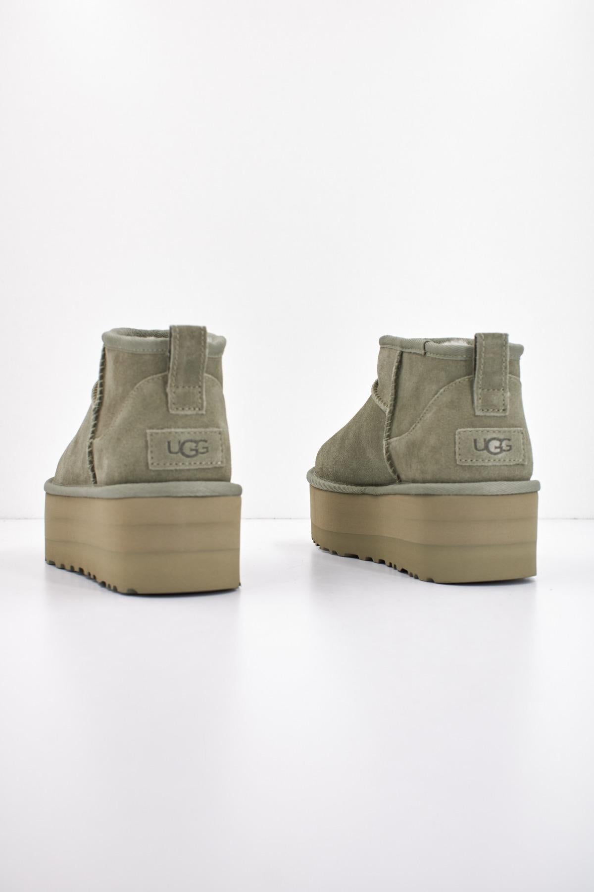 UGG W CLASSIC ULTRA MINI PLATF en color VERDE (3)