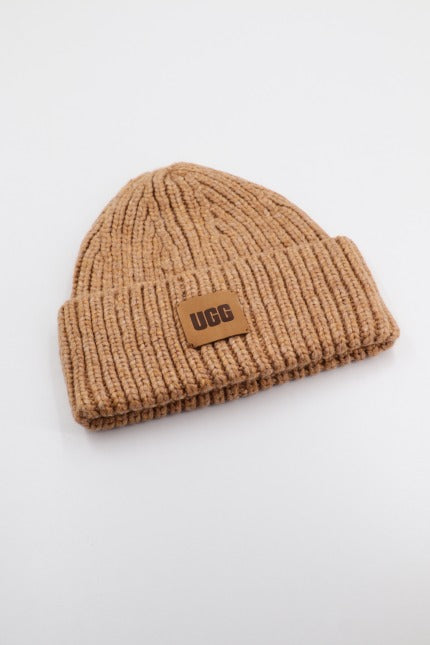 UGG CHUNKY RIB KNIT SCARF en color MARRON (1)