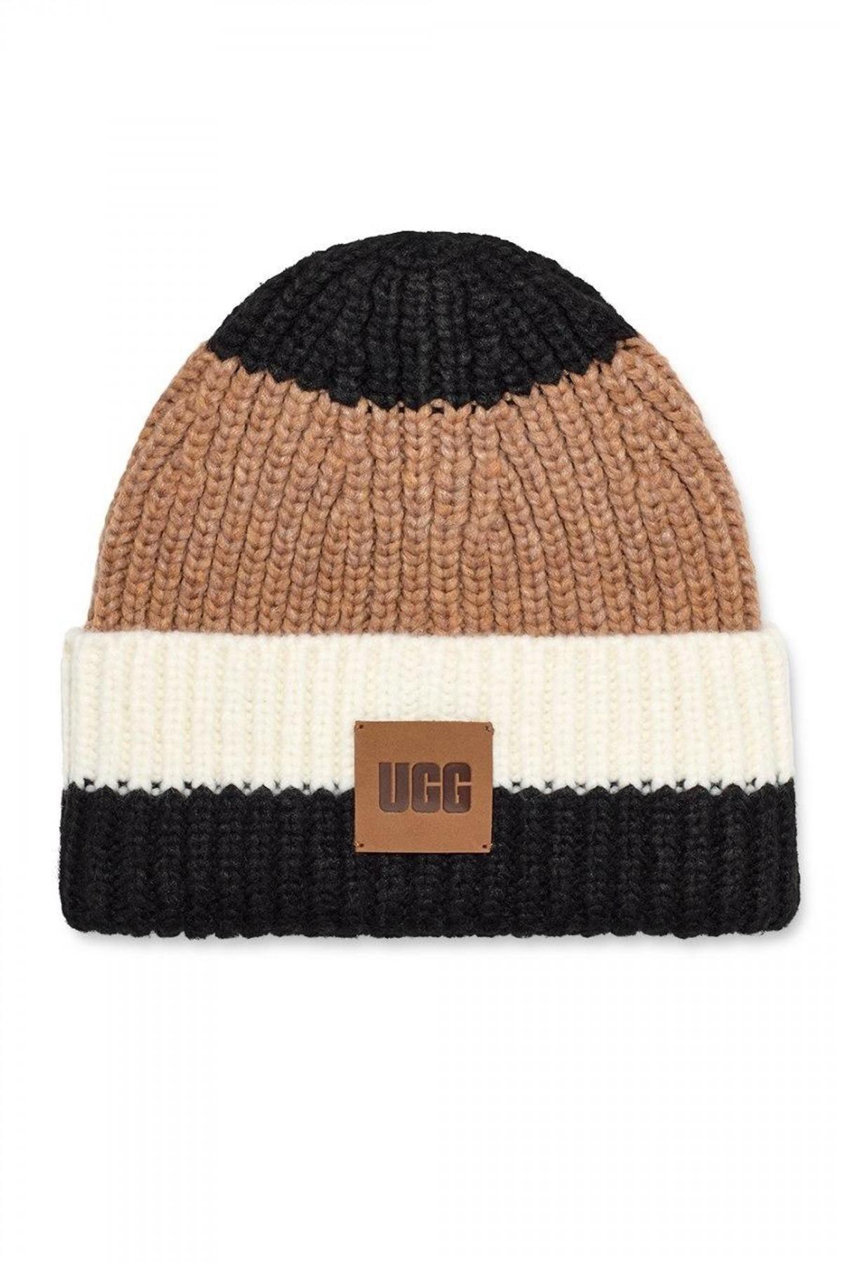 UGG W CHUNKY RIB BEANIE W LOGO en color MULTICOLOR (1)