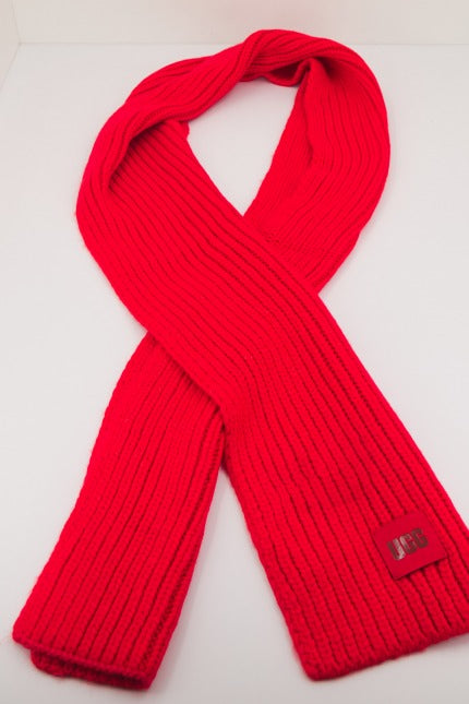 UGG CHUNKY RIB KNIT SCARF en color ROJO (1)
