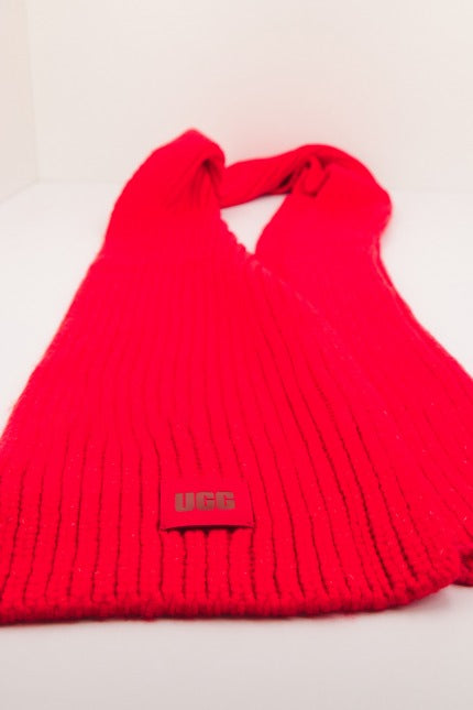 UGG CHUNKY RIB KNIT SCARF en color ROJO (2)