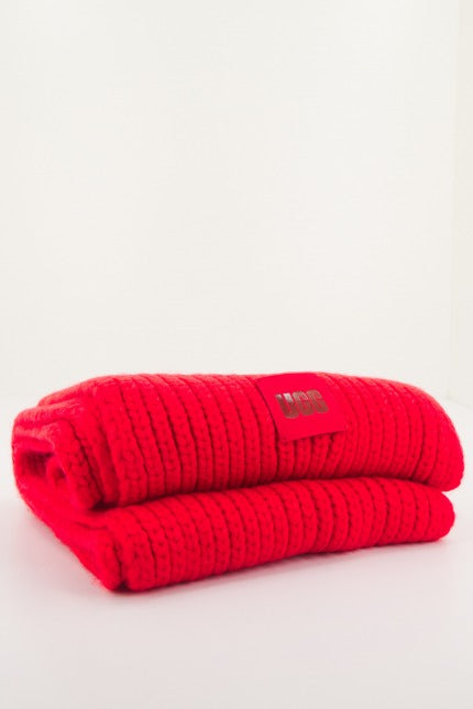 UGG CHUNKY RIB KNIT SCARF en color ROJO (3)