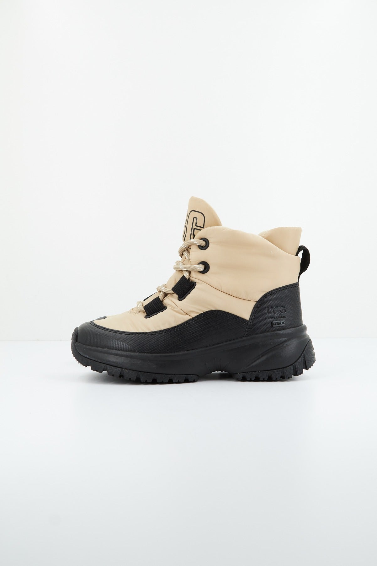 UGG W YOSE PUFFER LACE en color MARRON (1)