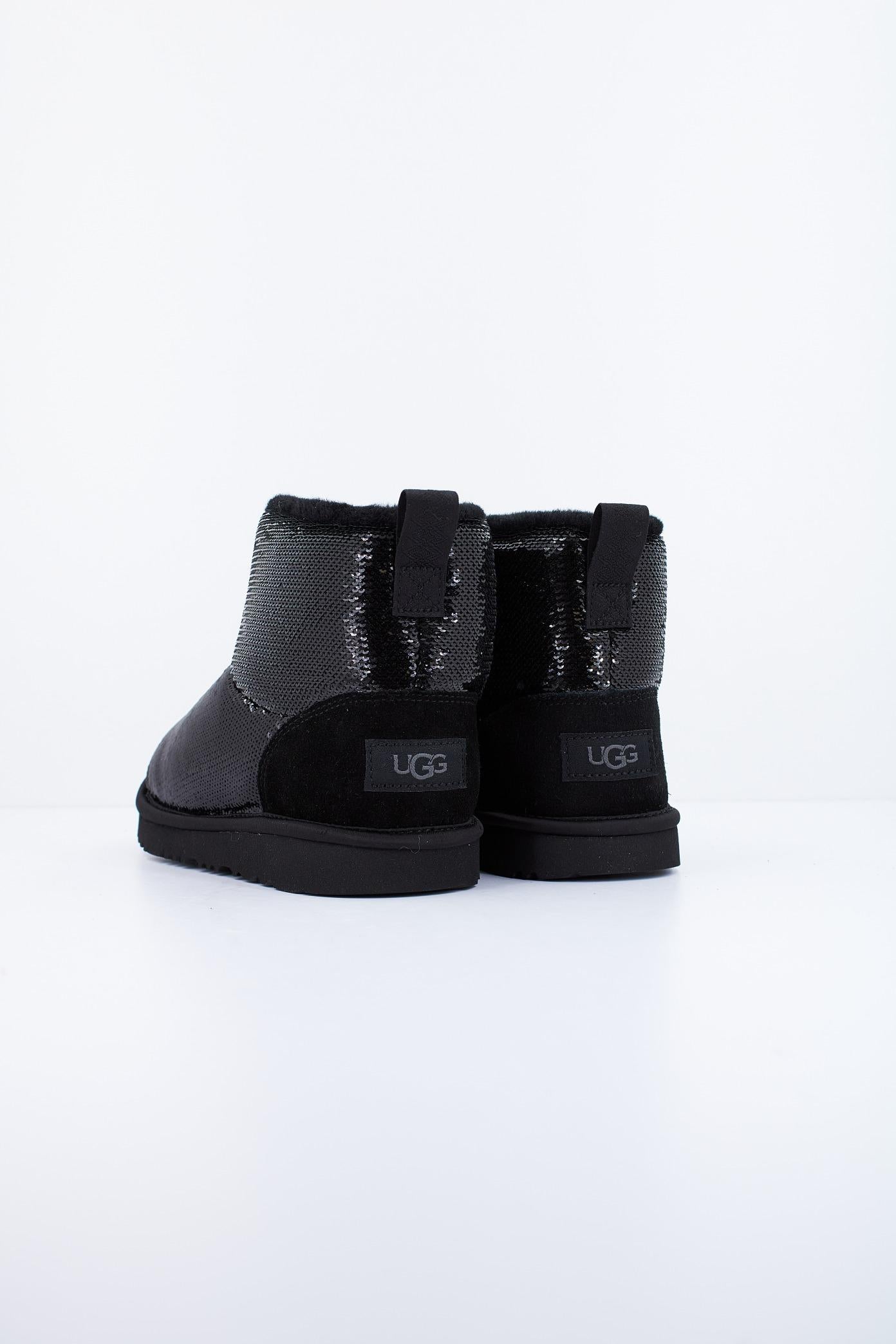 UGG K CLASSIC MINI MIRROR BALL en color NEGRO (3)