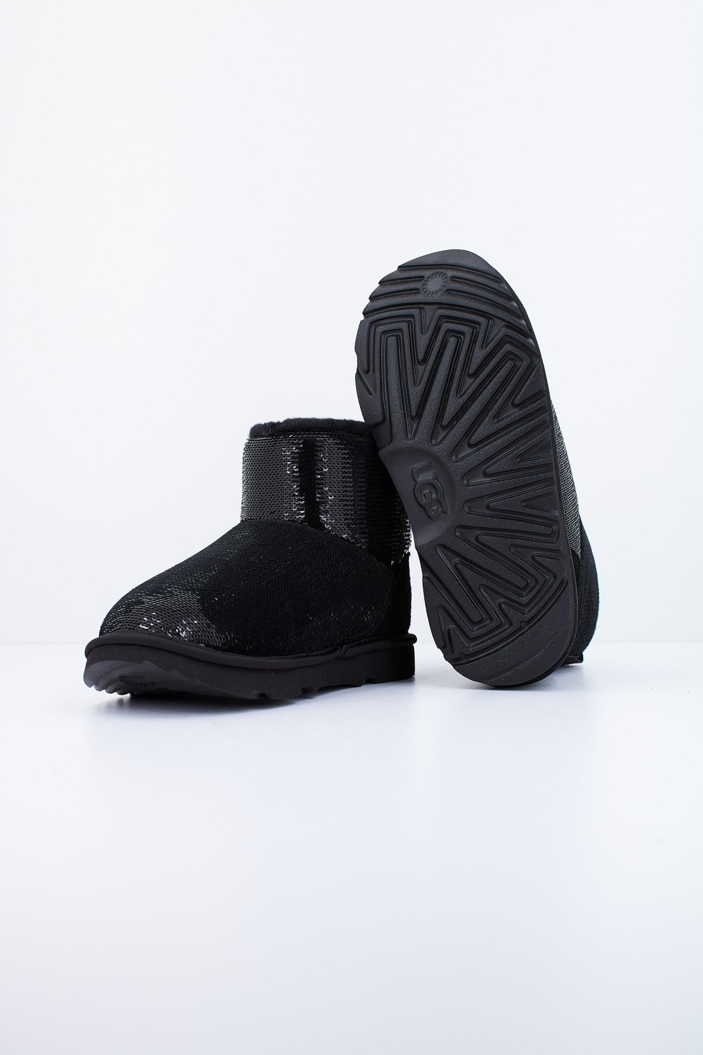 UGG K CLASSIC MINI MIRROR BALL en color NEGRO (4)