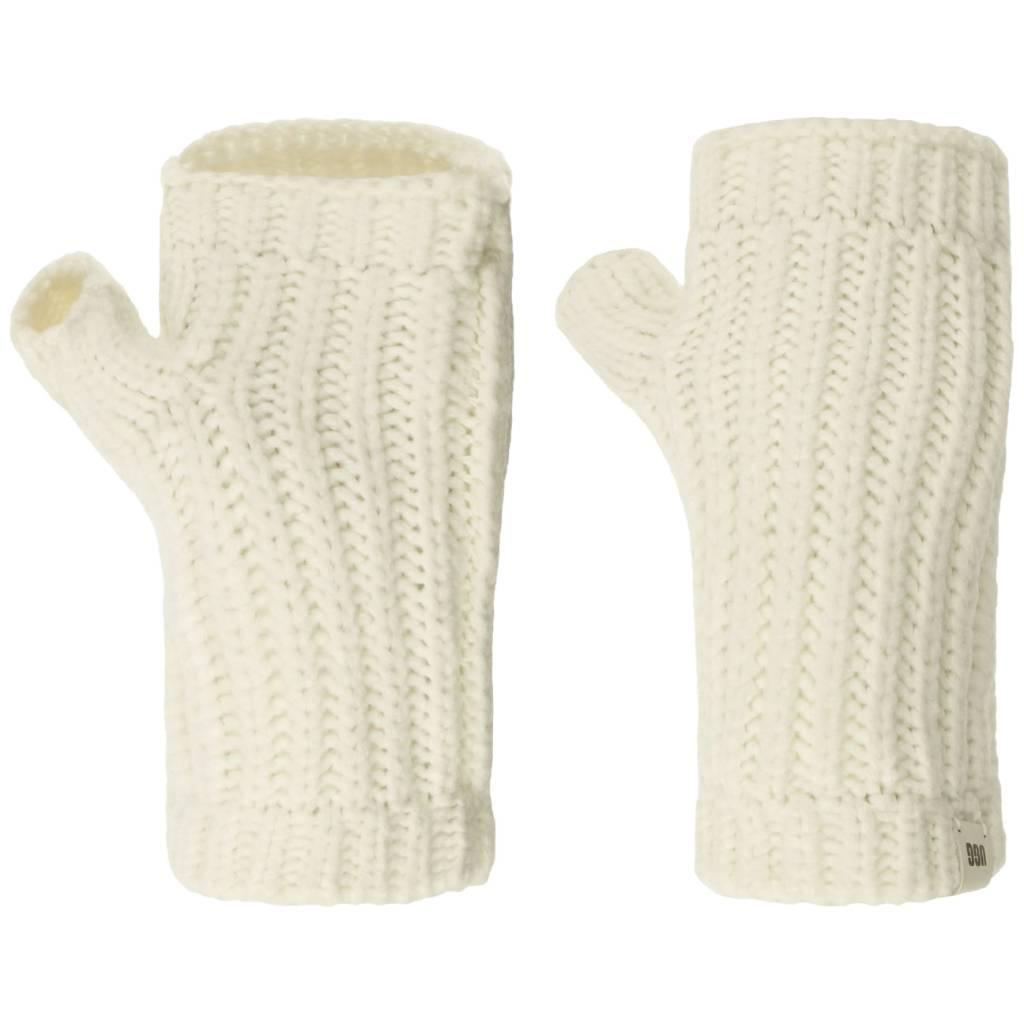 UGG W RIBBED FINGERLESS MITTEN en color BLANCO (4)
