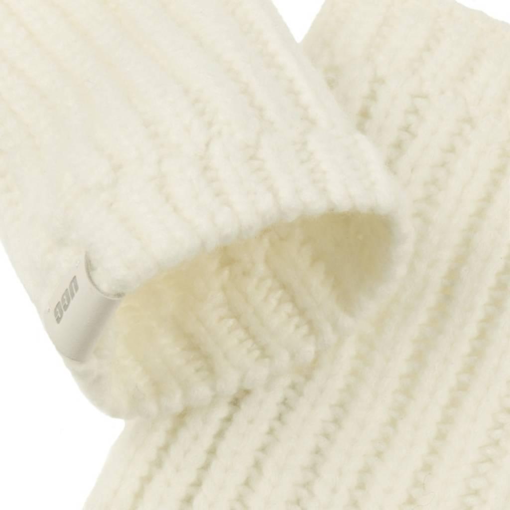UGG W RIBBED FINGERLESS MITTEN en color BLANCO (5)
