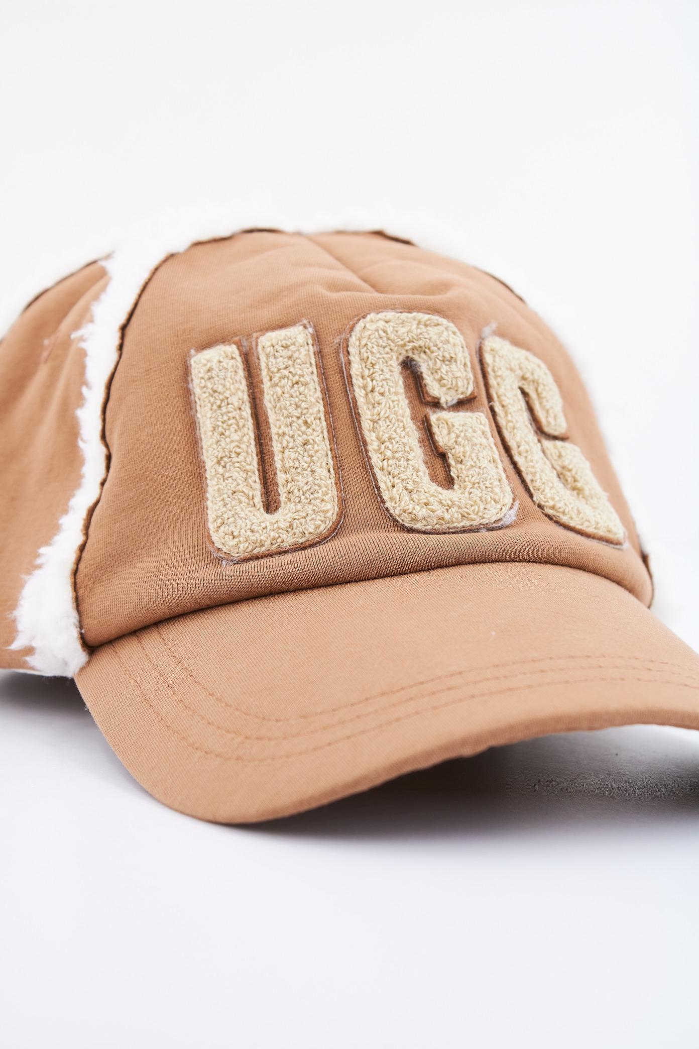 UGG W BONDED FLEECE BASEBALL CAP en color MARRON (4)