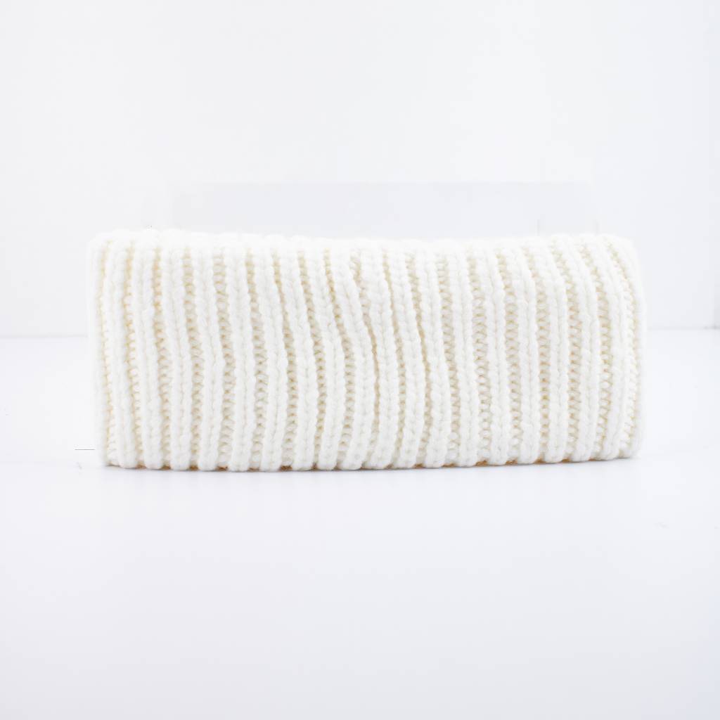 UGG W CHUNKY RIBBED HEADBAND en color BLANCO (5)
